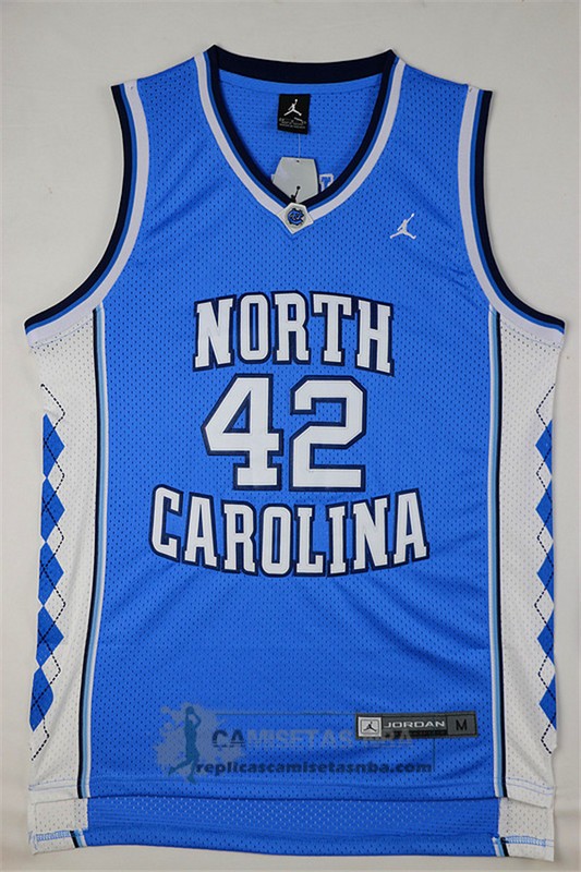 Camiseta NCAA Universidad de Carolina del Norte Stackhouse Azul
